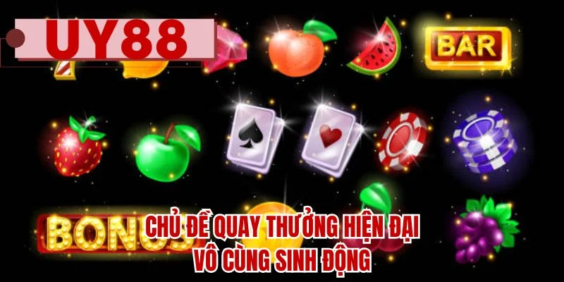 Chủ đề quay thưởng hiện đại vô cùng sinh động